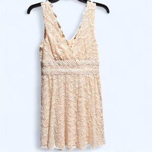 Elegant Lace Sleeveless Dress